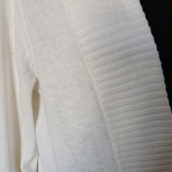 Banana Republic White Long Cotton Sweater - Picture 10 of 11